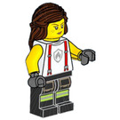 LEGO Female Firefighter mit Weiß Shirt Minifigur