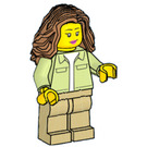 LEGO Female in Light Green Jacket Minifigure