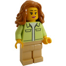 LEGO Female in Light Green Jacket Minifigure
