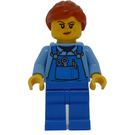 LEGO Kvinna Janitor Minifigur