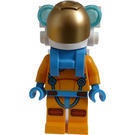 LEGO Weiblich Lunar Research Astronaut mit Rucksack und Lights Minifigur