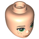 LEGO Female Minidoll Head with Green Eyes and Freckles (92198)