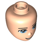 LEGO Female Minidoll Head with Light Blue Eyes and Open Mouth (14015 / 40332)