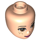 LEGO Female Minidoll Head with Mia Brown Eyes, Freckles, Pink Lips (92198)