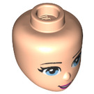 LEGO Female Minidoll Kopf mit Stephanie Blau Eyes, Pink Lips und Open Mouth (11812 / 93212)