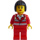 LEGO Kvinne Ambulansearbeider med Bob Cut Hår Minifigur