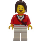 LEGO Vrouwelijk Passagier met Rood Wrap Top Minifiguur