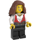 LEGO Female Pirate - Reddish Brown Wavy Hair Minifigure