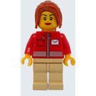 LEGO Female Postal Carrier Minifigur