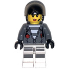 LEGO Female Prisoner with Jacket and Helmet Minifigure