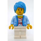 LEGO Female Rider avec Dark Azure Cheveux Figurine