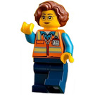 LEGO Female School Bus Driver Figurine