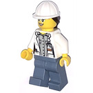 LEGO Kvinde Scientist med hvid Kasket Minifigur