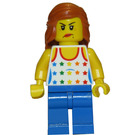 LEGO Kvinne, Skjorte med Rainbow Stjerner Minifigur