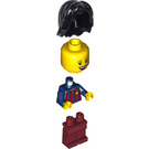 LEGO Female Soccer Fan - FC Barcelona (Dark rot Beine) Minifigur