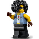 LEGO Female Stunt Motorbike Rider Minifigure