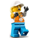 LEGO Female Stuntz Crew Minifigur