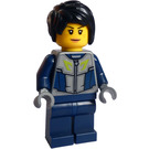 LEGO Female Submarine Pilot in Blue/Grey Wetsuit Minifigure