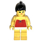 LEGO Жінка Серфер в Червоний Swim Coat Мініфігурка