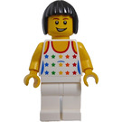 LEGO female train passenger 7938 Minifigure