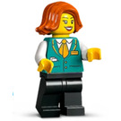 LEGO Kvinne Tog Station Employee Minifigur