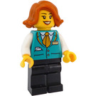 LEGO Female Train Station Employee Minifigure