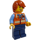 LEGO Female Training Jet Transporter Service Car Driver Minifigure