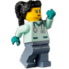 LEGO Female Veterinarian met Stethoscope minifiguur