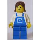 LEGO Female with Blue Overalls Minifigure