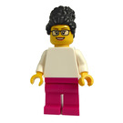 LEGO Female with Bun and Glasses Minifigure