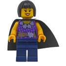 LEGO Female with Dark Purple Blouse Minifigure