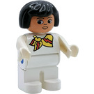 LEGO Female with Yellow and Red Scarf Duplo Figure