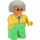 LEGO Female avec Jaune Blouse et Glasses Duplo Figure