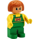 LEGO Female Zoo Keeper Duplo Figure