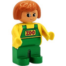 LEGO Female Zoo Keeper Duplo Figuur