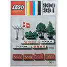 LEGO fences with garden gates Set 994 Instructions