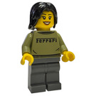 LEGO Ferrari F40 Fan with Olive Green Shirt Minifigure