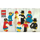 LEGO Figure building Set 205 Instructions