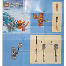 LEGO Feu et Ice Minifigure Accessoire Set (850913) Instructions