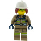 LEGO Вогонь Chief Freya McCloud з Пожежний Костюм Мініфігурка