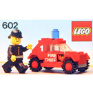 LEGO Fire Chief's Car Set 602-1