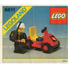 LEGO Fire Chief's Car Set 6611 Instructions