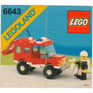 LEGO Fire Chief's Truck Set 6643 Instructions