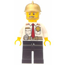 LEGO Fire Chief with Gold Helmet and Uniform Minifigure