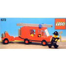 LEGO Fire Engine and Trailer 672