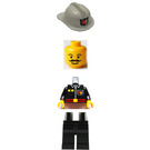 LEGO Brand Fighter met Wit Helm met logo minifiguur