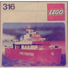 LEGO Fire Fighting Launch 316-1 Інструкції