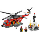 LEGO Fire Helicopter med knotter på sidene 60010-2