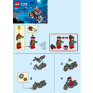 LEGO Fire Stunt Bike 60311 Byggeinstruksjoner