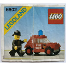 LEGO Fire Unit I Set 6602-1 Instructions